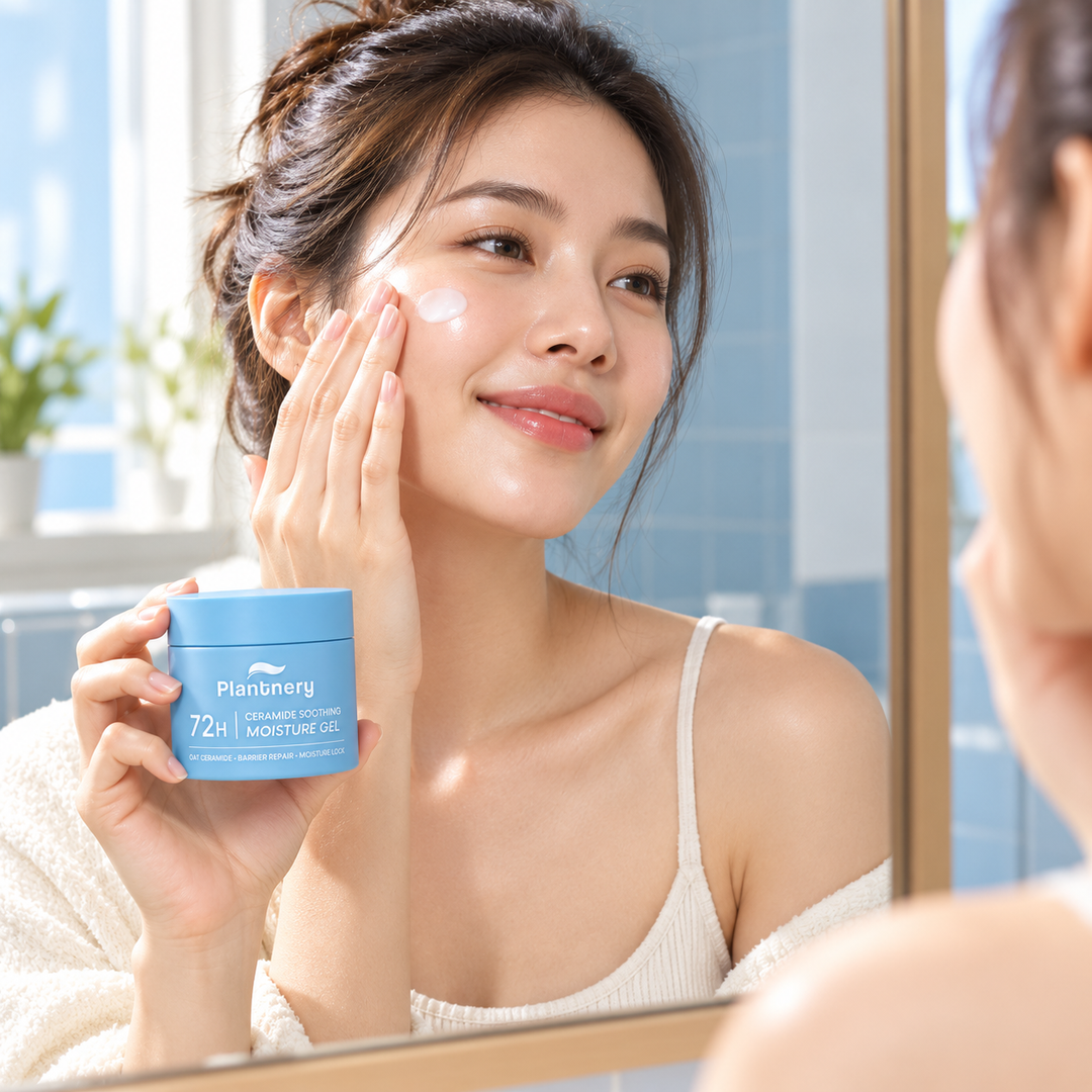 Using Plantnery Ceramide Soothing Barrier Moisture Gel
