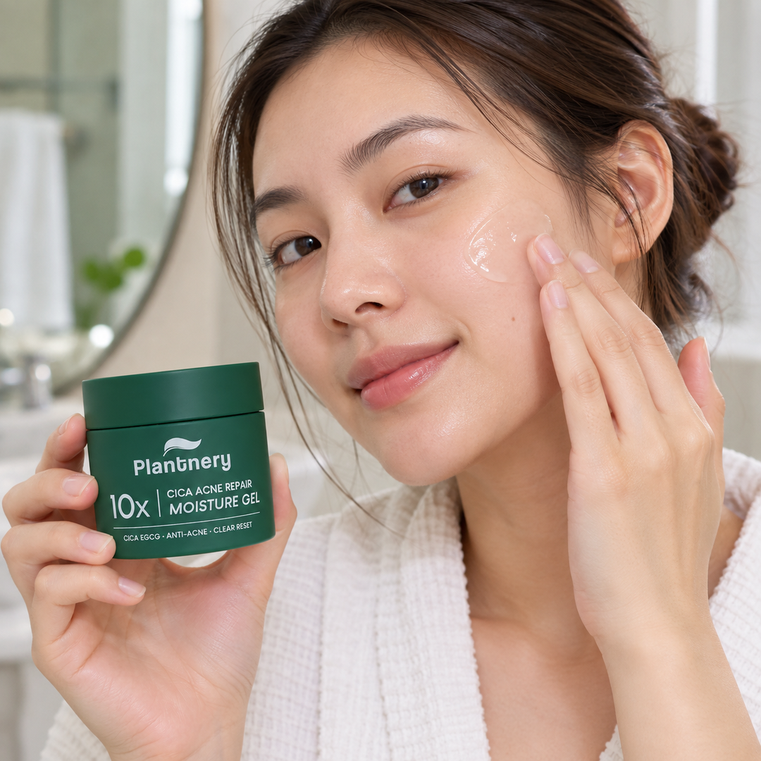 Applying Plantnery Cica Moisture Gel