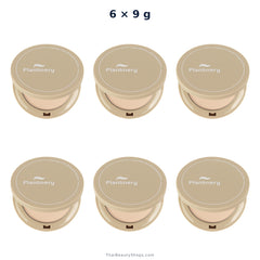 plantnery cover and acne care powder spf30 pa 9 g c2 natural x6