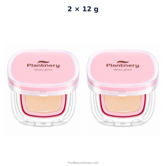 plantnery dewy shine soft glow essence cushion spf50 pa 12 g 00 fair 1 2 or 4 pack x2