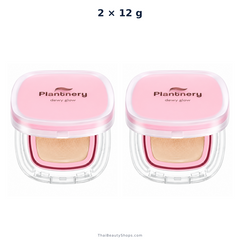 plantnery dewy shine soft glow essence cushion spf50 pa 12 g 01 ivory 1 2 or 4 pack x2