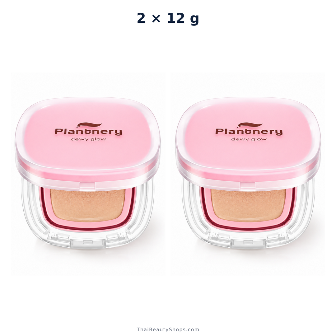 plantnery dewy shine soft glow essence cushion spf50 pa 12 g 02 healthy 1 2 or 4 pack x2