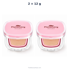 plantnery dewy shine soft glow essence cushion spf50 pa 12 g 02 healthy 1 2 or 4 pack x2