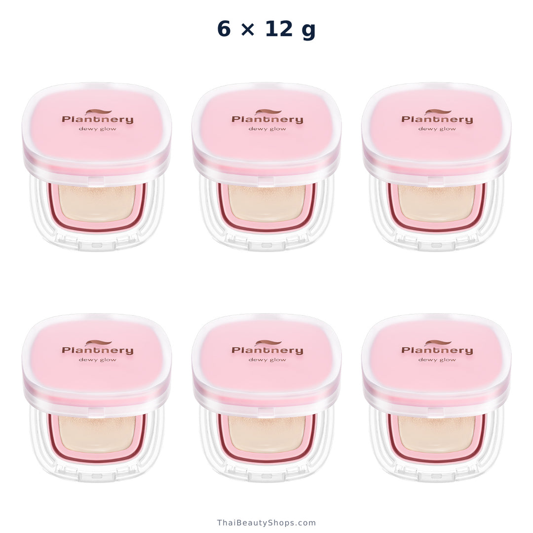plantnery dewy shine soft glow essence cushion spf50 pa 12 g 03 sand x6