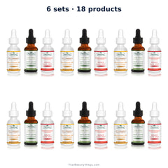 plantnery intense serum discovery set tea tree yuzu orange pomegranate 3 30 ml x6