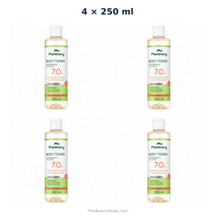 plantnery natural glycolic body toner 7 250 ml x4