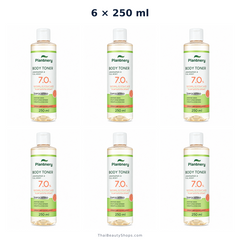 plantnery natural glycolic body toner 7 250 ml x6