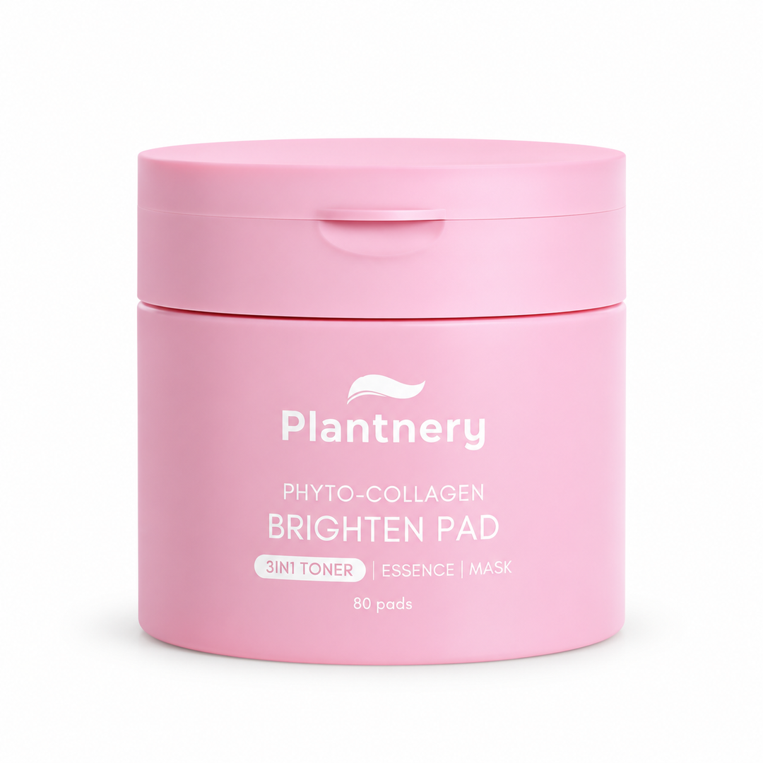 Plantnery Phyto-Collagen Toner Pads 80 Pads 160 ml on white background