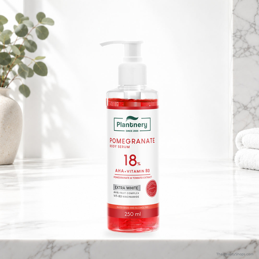 plantnery pomegranate aha extra white red body serum 250 ml lifestyle 1