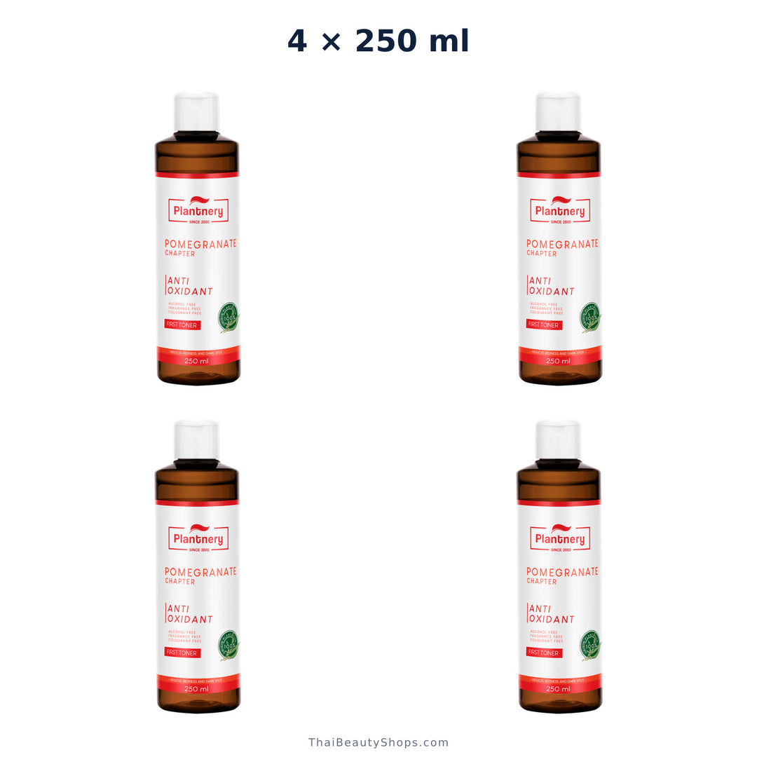 plantnery pomegranate first toner 250 ml x4