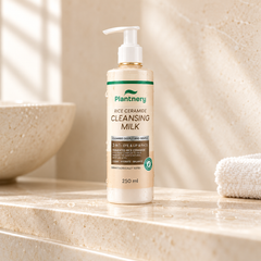 Plantnery Rice Ceramide Cleansing Milk 250 ml on spa shelf