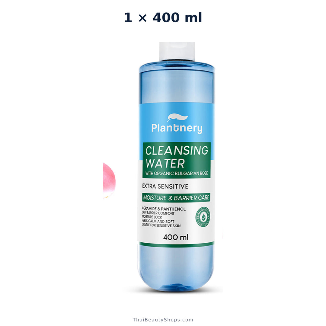 plantnery rose ceramide ultra gentle cleansing water 400 ml x1