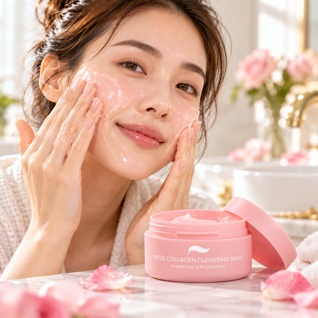 Using Plantnery Rose Collagen Gentle Cleansing Balm