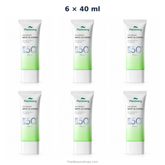 plantnery sun organic matte oil control sunscreen spf50 pa 40 ml x6