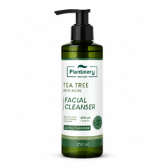 Plantnery Tea Tree Facial Cleanser 250 ml bottle on white background