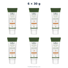 plantnery tea tree sunscreen acne oil control spf50 pa 30 g x6