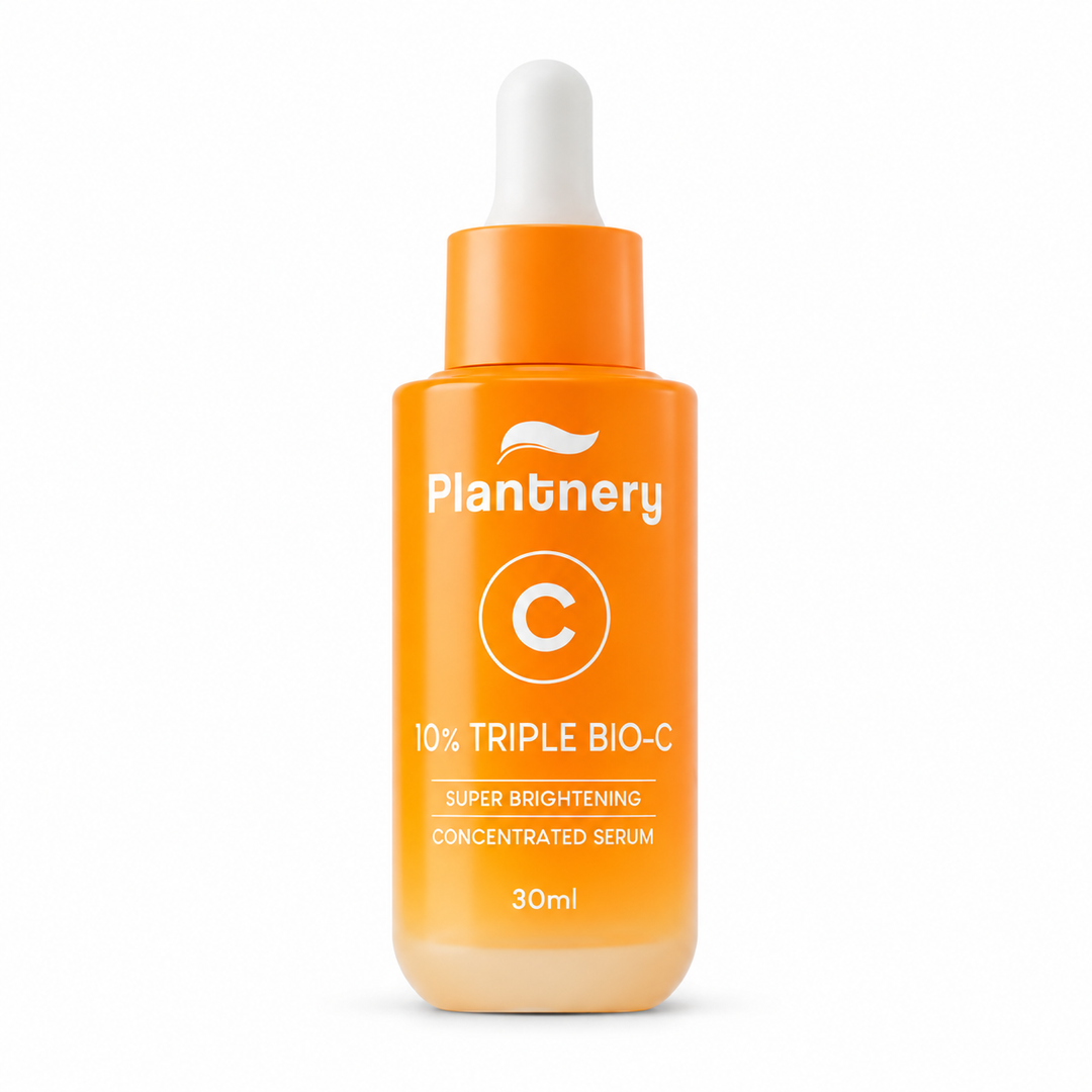 Plantnery 10% Triple Bio-C Serum 30 ml on white background
