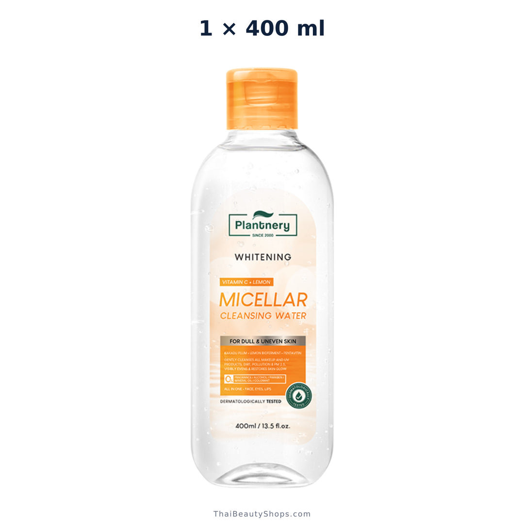 plantnery vit c bright micellar cleansing water 400 ml x1
