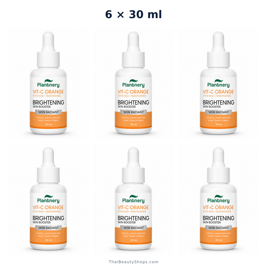 plantnery vit c orange 10 5 nag niacinamide serum 30 ml x6