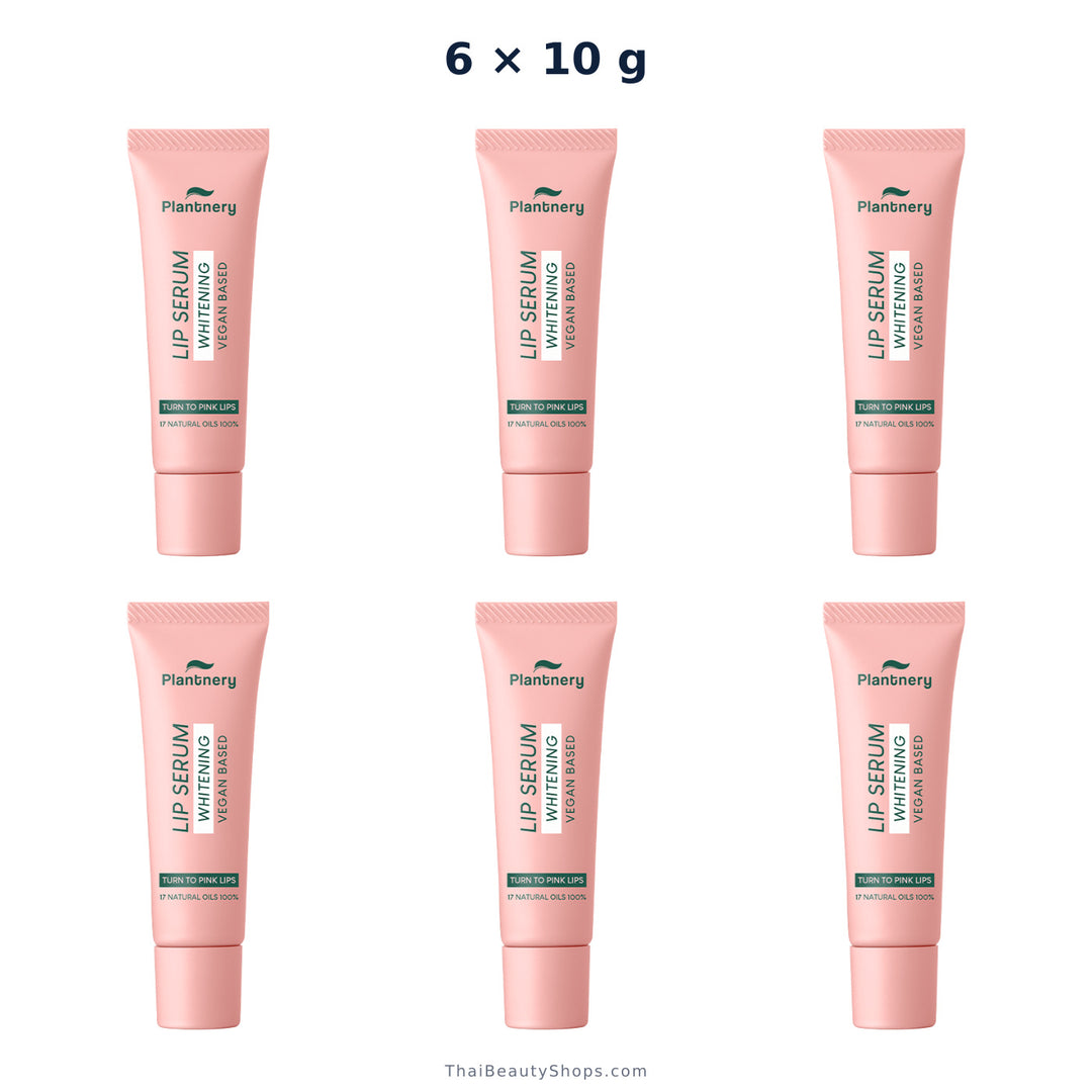 plantnery whitening vegan lip serum 10 g x6