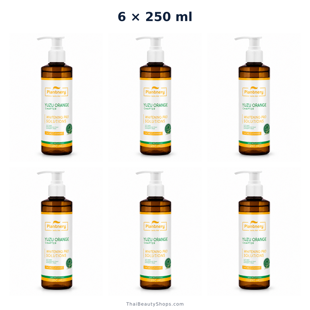 plantnery yuzu orange facial cleanser 250 ml x6