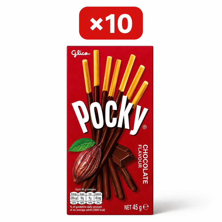 Glico Pocky Chocolate 45 g – 10-pack
