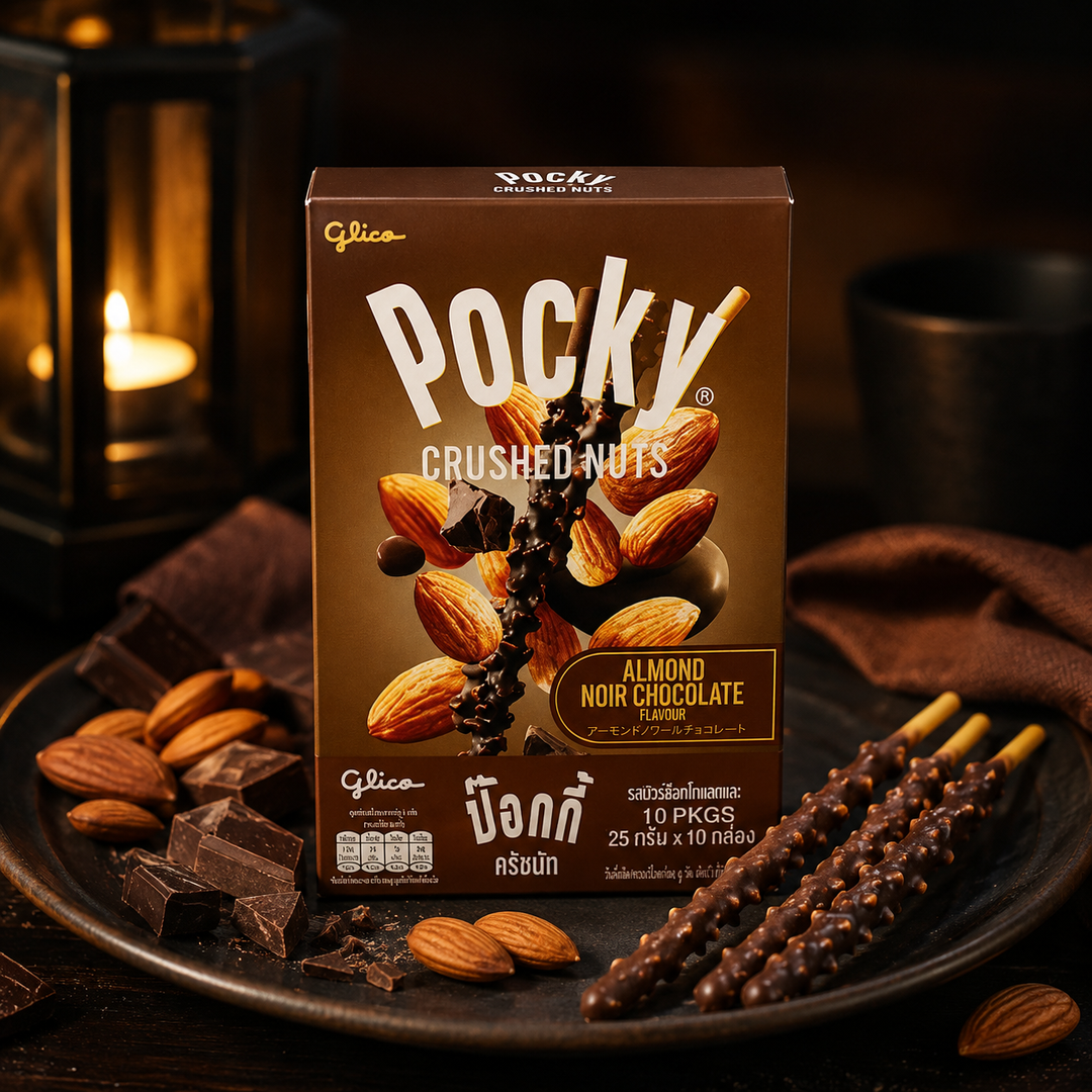 Glico Pocky Crushed Nuts Almond Noir Chocolate – lifestyle