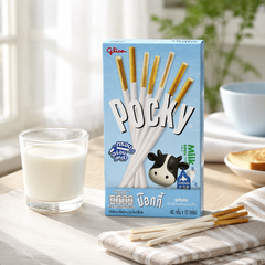 Glico Pocky Milk Flavour – serving suggestion