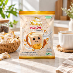 Prairie My Chewy milk tea 360 g in a snack setting