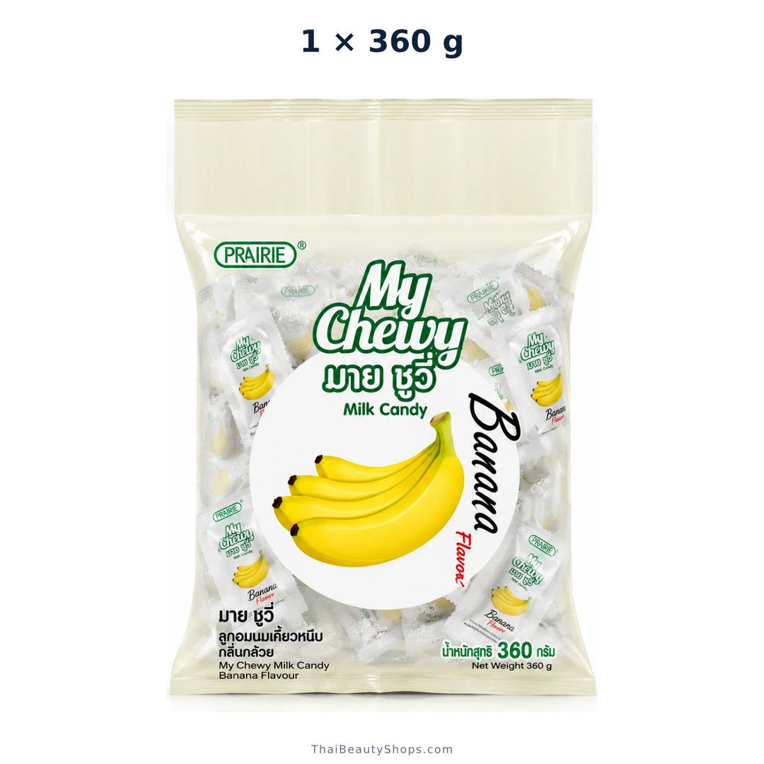 prairie my chewy milk candy banana 360g x1