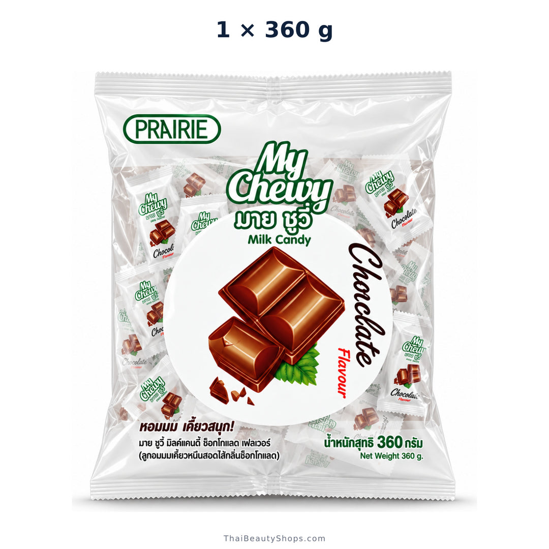 prairie my chewy milk candy chocolate 360g x1