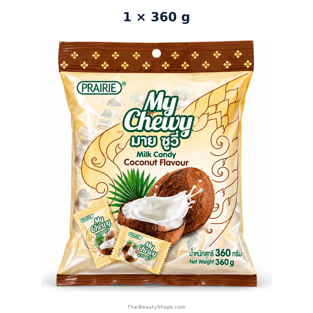 prairie my chewy milk candy coconut 360g x1