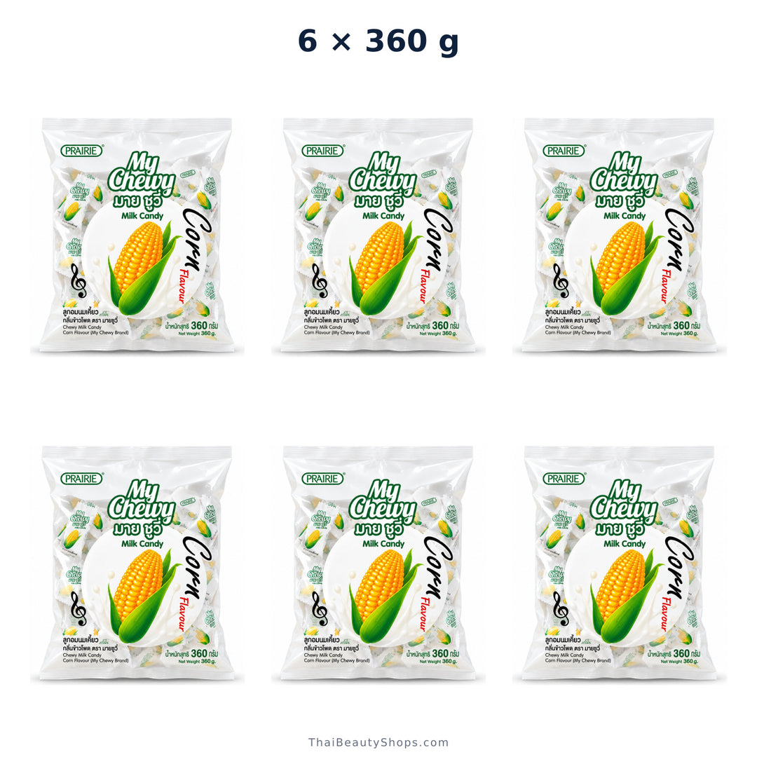 prairie my chewy milk candy corn 360g x6