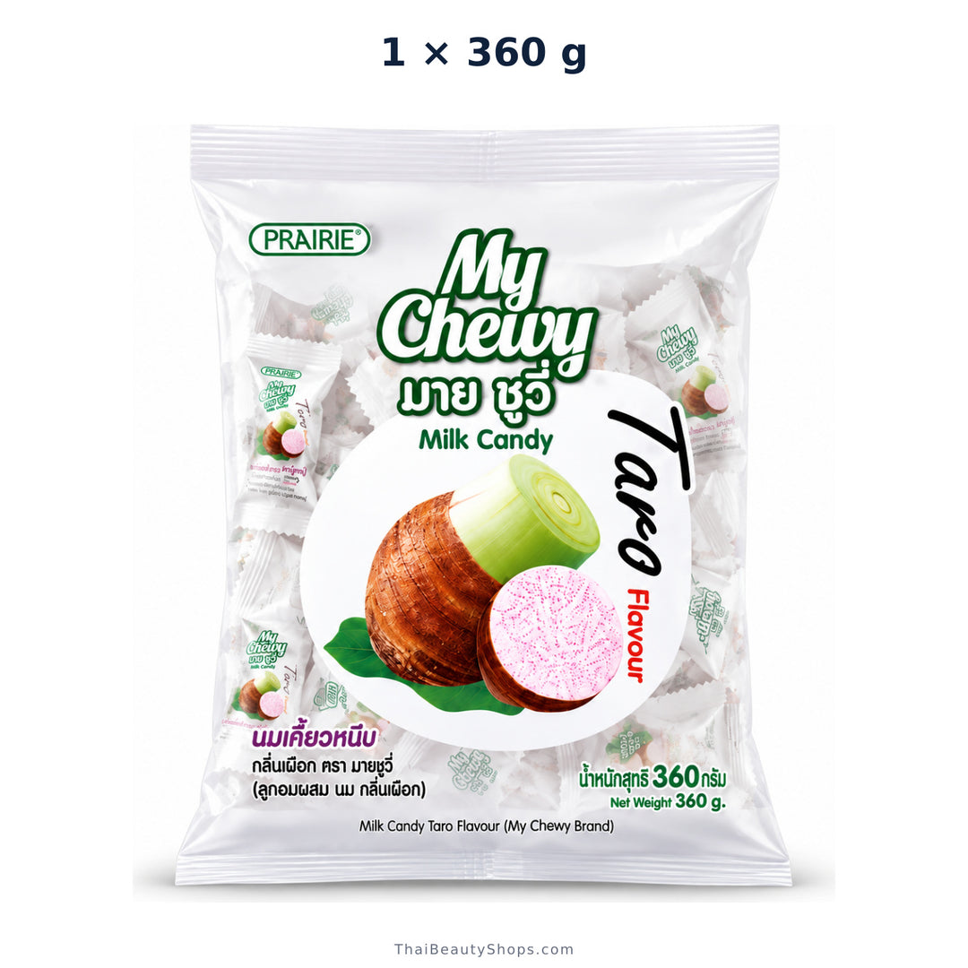 prairie my chewy milk candy taro 360g x1