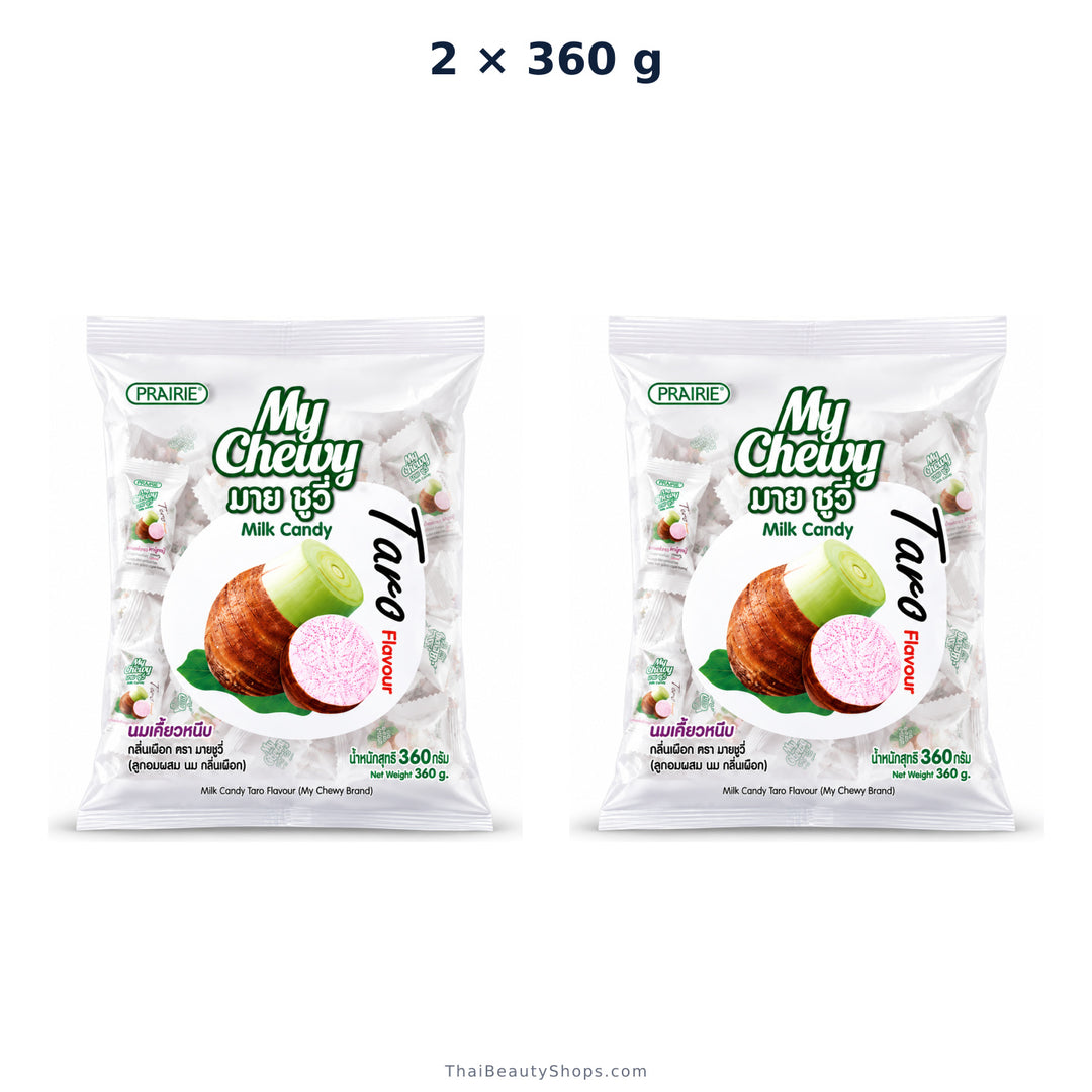 prairie my chewy milk candy taro 360g x2