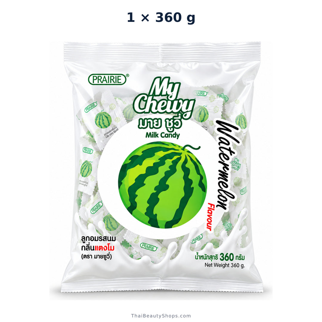 prairie my chewy milk candy watermelon 360g x1