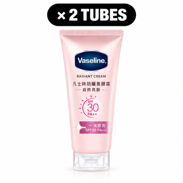 Vaseline Radiant Sun Tone Up Cream SPF30 PA++ 150 g × 2 – pack cover