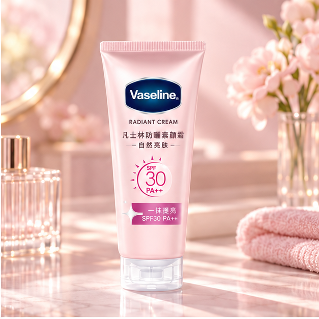 Vaseline Radiant Sun Tone Up Cream SPF30 PA++ 150 g × 2 – lifestyle image