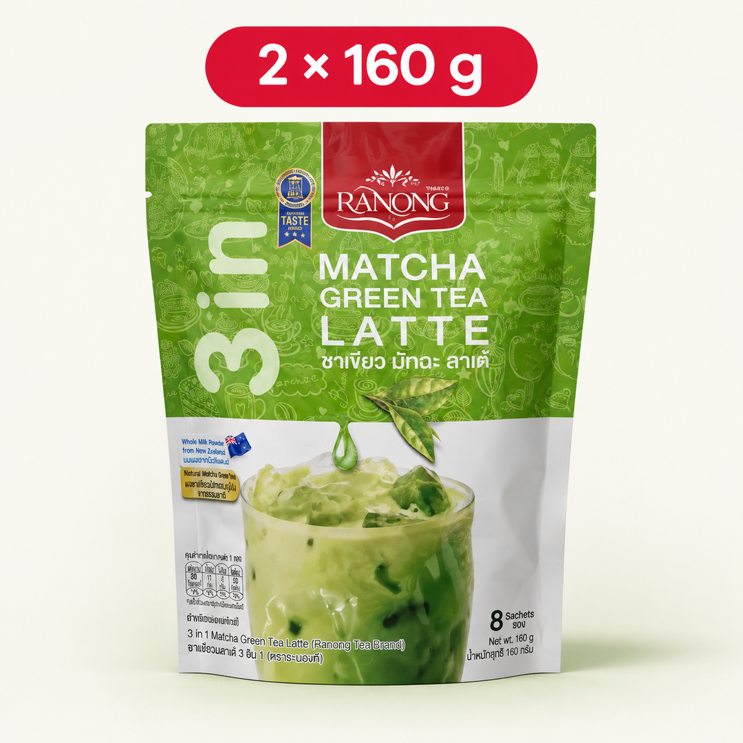 Ranong Tea 3 in 1 Matcha Green Tea Latte 2 x 160 g