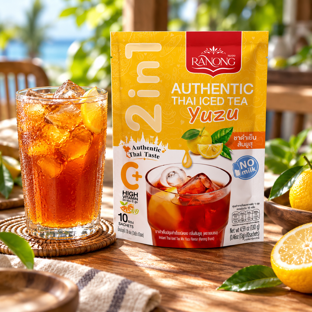 Ranong Tea Yuzu Thai Iced Tea – illustrative serving suggestion