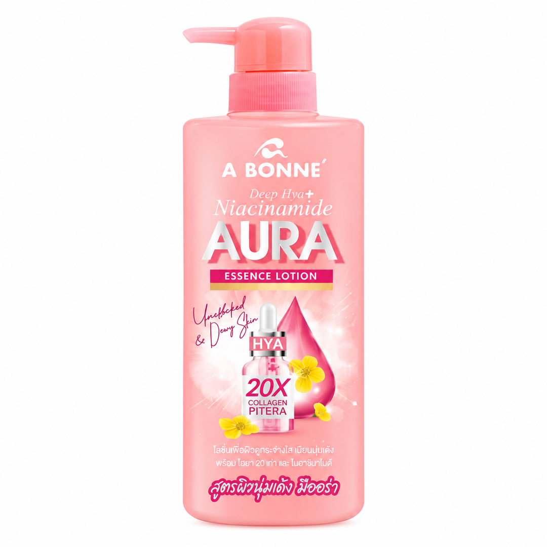 A BONNE AURA Essence Lotion Deep Hya + Niacinamide — white background