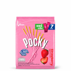 Glico Pocky Strawberry Family Pack – 5 × 147 g — product view