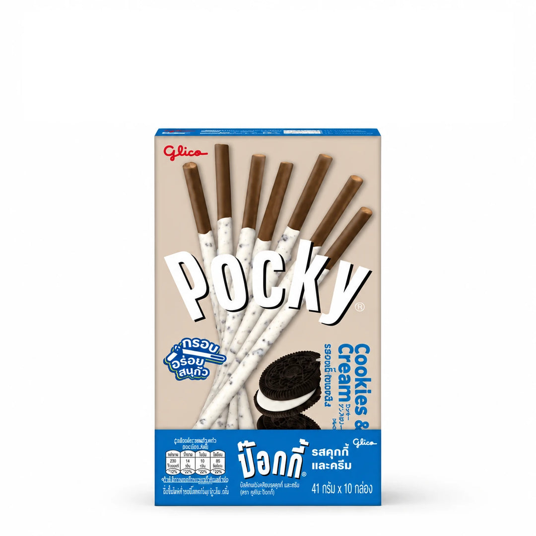 Glico Pocky Cookies & Cream – 10 × 41 g — product view