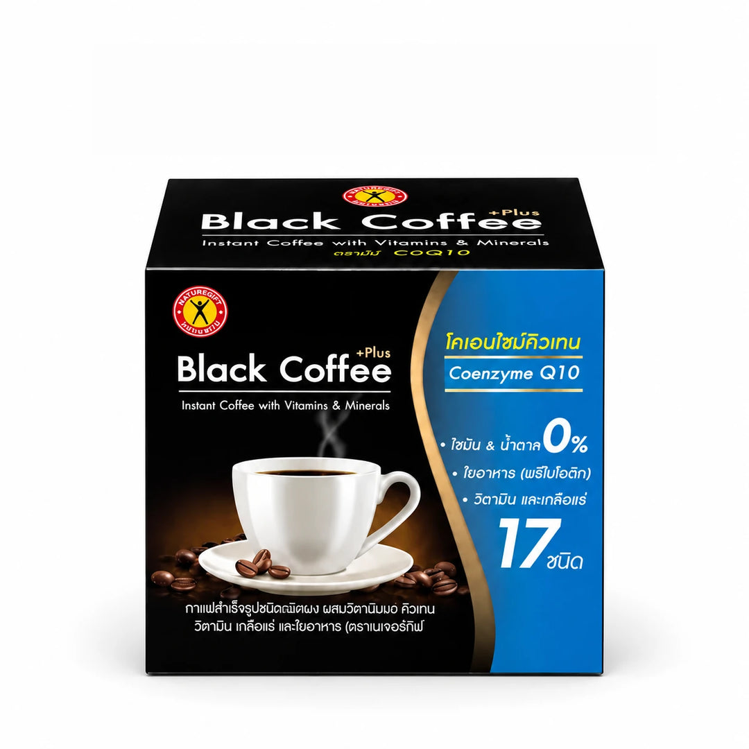 NatureGift Instant Black Coffee – 10 Sachets — product image