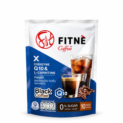 FITNÉ Instant Black Coffee Mix – 3 Packs × 10 Sachets — product view