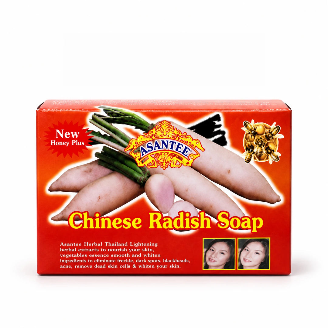 ASANTEE Chinese Radish & Honey Soap No. 041 – 3 Bars × 125 g — product view