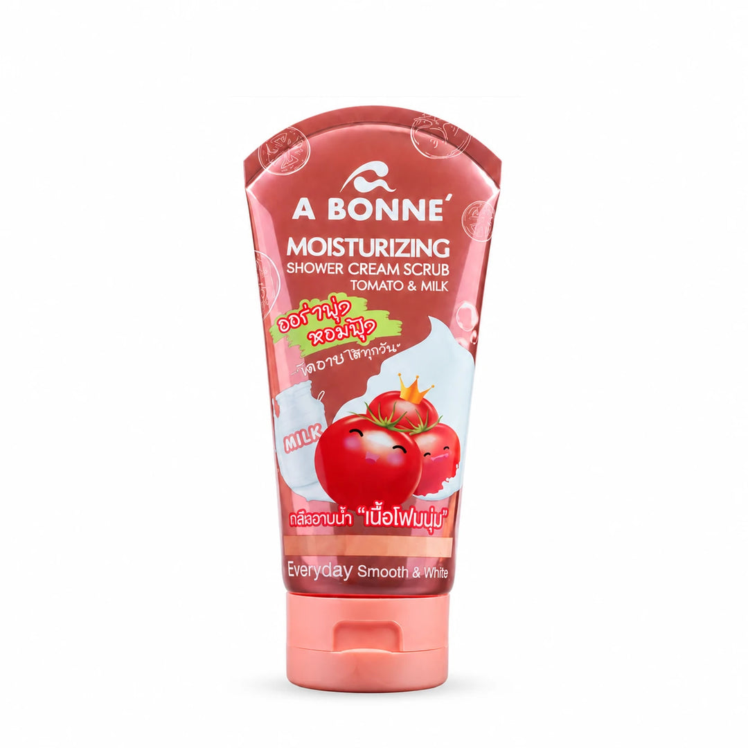 A BONNE Moisturizing Shower Cream Scrub Tomato & Milk – 350 g per unit — product view