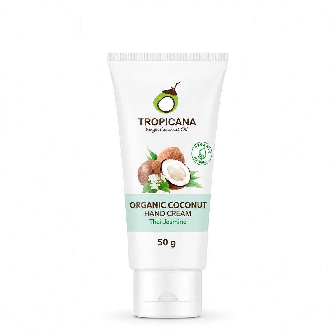 Tropicana Organic Coconut Hand Cream Thai Jasmine 50g × 2 — product cover