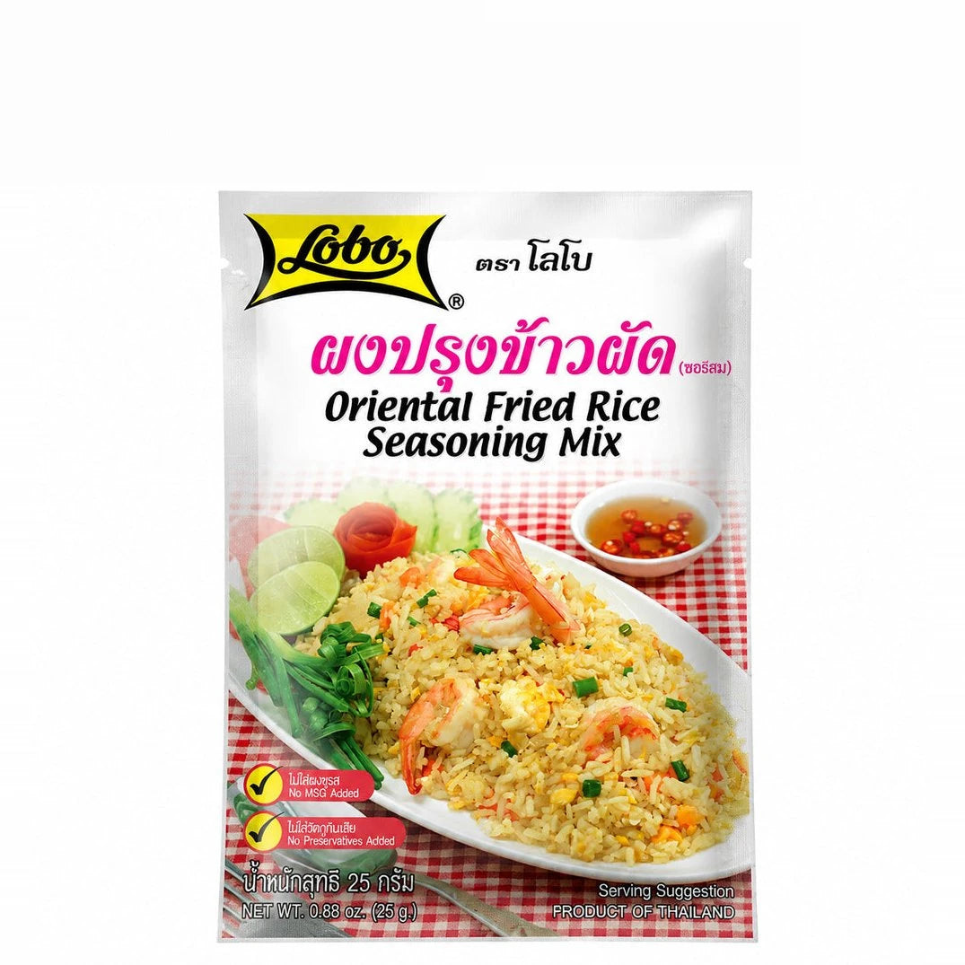 Lobo Oriental Fried Rice Seasoning Mix 25g × 6 — product cover