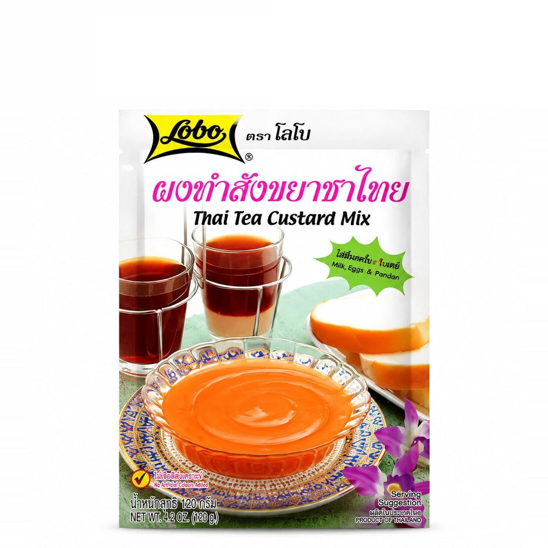 Lobo Thai Tea Custard Mix 120g × 6 — product cover